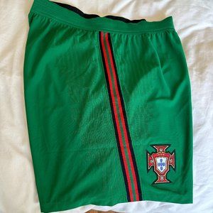 PORTUGAL NATIONAL TEAM 2020/2021 AUTHENTIC HOME FOOTBALL SHORTS - LARGE